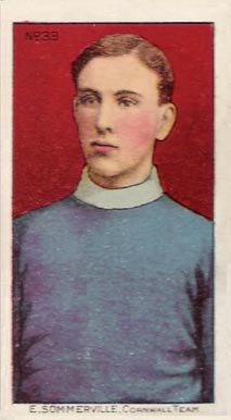 1910 Imperial Tobacco E. Sommerville, Cornwall Team #33 Hockey Card