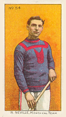 1910 Imperial Tobacco N. Veville #54 Hockey Card