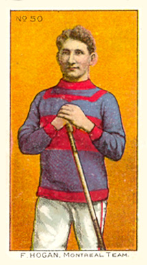 1910 Imperial Tobacco F. Hogan #50 Hockey Card