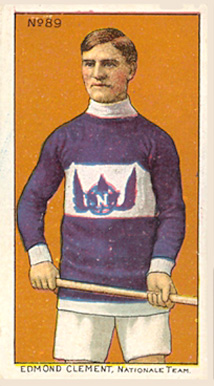 1910 Imperial Tobacco Edmond Clement #89 Hockey Card