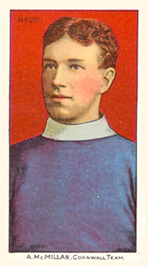 1910 Imperial Tobacco A. McMillan Cornwall Team #26 Hockey Card
