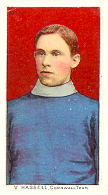 1910 Imperial Tobacco V. Hassell #35 Hockey Card