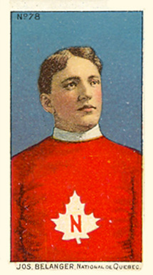 1910 Imperial Tobacco Jos. Belanger National De Quebec #78 Hockey Card