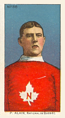 1910 Imperial Tobacco P. Alain National De Quebec #86 Hockey Card
