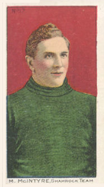 1910 Imperial Tobacco M. McIntyre #12 Hockey Card