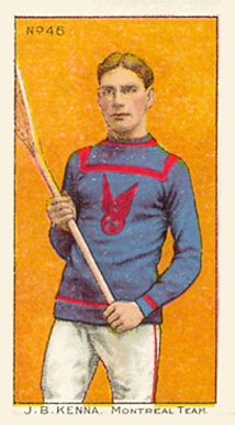 1910 Imperial Tobacco J.B. Kenna Montreal Team #46 Hockey Card