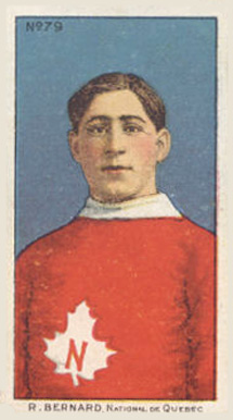 1910 Imperial Tobacco R. Bernard #79 Hockey Card