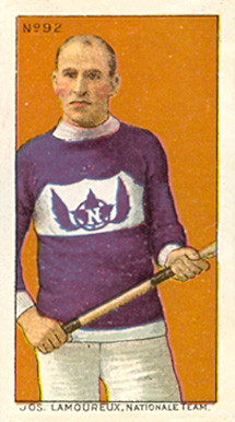 1910 Imperial Tobacco Jos. Lamoureux #92 Hockey Card