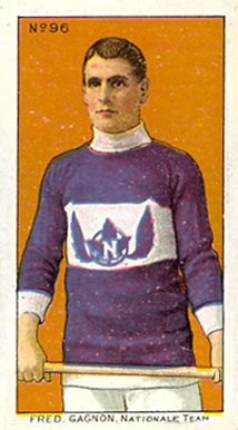 1910 Imperial Tobacco Fred Gagnon #96 Hockey Card