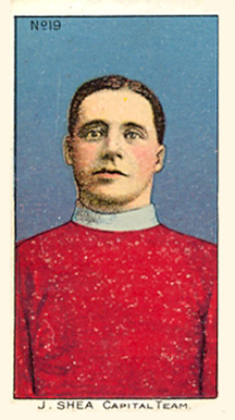 1910 Imperial Tobacco J. Shea #19 Hockey Card