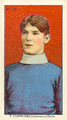 1910 Imperial Tobacco F. Cummings #36 Hockey Card