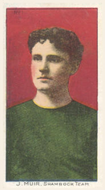 1910 Imperial Tobacco J. Muir. Shamrock Team #1 Hockey Card