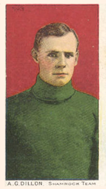 1910 Imperial Tobacco A.G. Dillon, Shamrock Team #3 Hockey Card