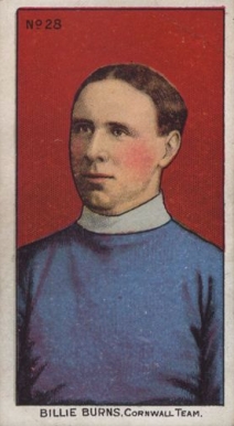 1910 Imperial Tobacco Billie Burns, Cornwell Team #28 Hockey Card