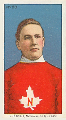 1910 Imperial Tobacco L. Finet, National de Quebec #80 Hockey Card