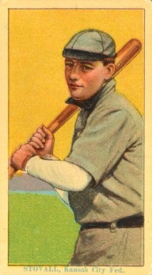 1915 Victory Tobacco George Stovall # Baseball Card