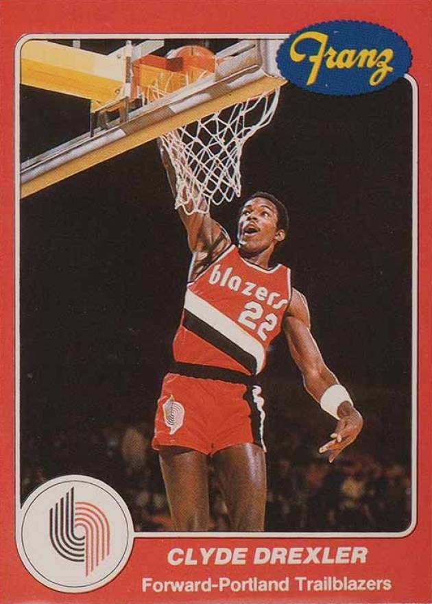 1984 Star Franz Bread Clyde Drexler #5 Basketball Card