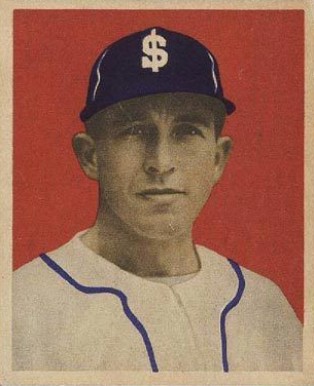 1949 Bowman Pacific Coast League Ralph Hodgin #3 Baseball Card