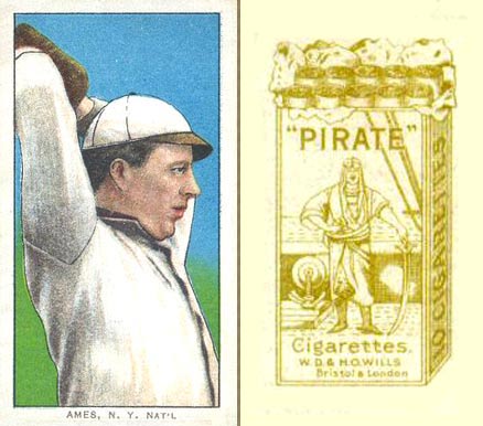 1912 Pirate Cigarettes Red Ames #1 Baseball Card
