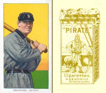 1912 Pirate Cigarettes Sam Crawford #12 Baseball Card