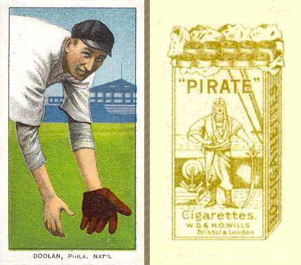 1912 Pirate Cigarettes Mickey Doolan #18 Baseball Card