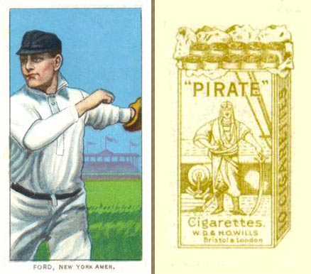 1912 Pirate Cigarettes Russ Ford #26 Baseball Card