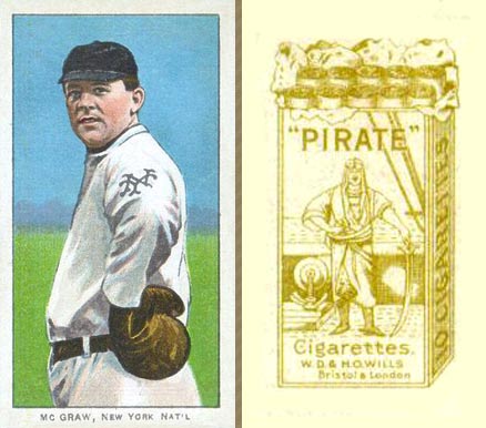 1912 Pirate Cigarettes John McGraw #53 Baseball Card