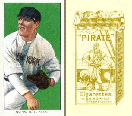 1912 Pirate Cigarettes Jack Quinn #70 Baseball Card