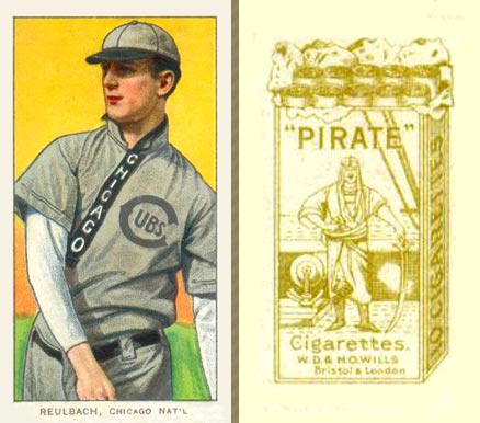 1912 Pirate Cigarettes Ed Reulbach #71 Baseball Card