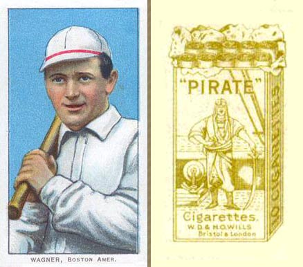 1912 Pirate Cigarettes Heinie Wagner #86 Baseball Card