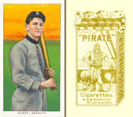 1912 Pirate Cigarettes Zach Wheat #88 Baseball Card