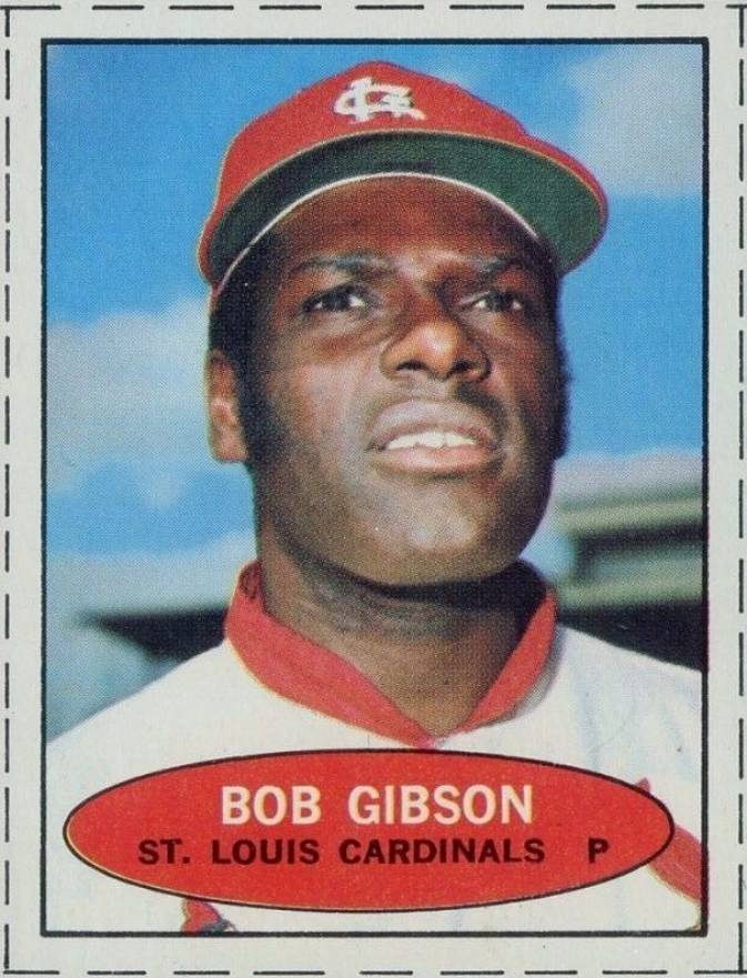 1971 Bazooka No Number Bob Gibson # Baseball Card