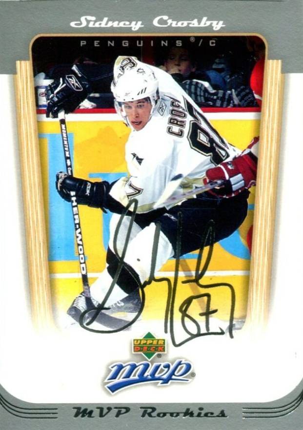 2005 Upper Deck MVP Sidney Crosby #393 Hockey Card