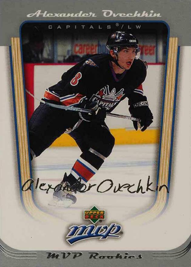 2005 Upper Deck MVP Alexander Ovechkin #394 Hockey Card