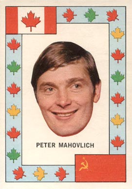 1972 O-Pee-Chee Team Canada Peter Mahovlich #18 Hockey Card