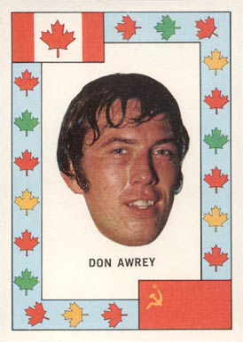 1972 O-Pee-Chee Team Canada Don Awrey #1 Hockey Card