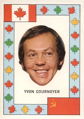 1972 O-Pee-Chee Team Canada Yvan Cournoyer #6 Hockey Card