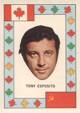 1972 O-Pee-Chee Team Canada Tony Esposito #10 Hockey Card
