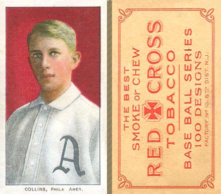 1910 Red Cross Tobacco Type 1 Eddie Collins # Baseball Card