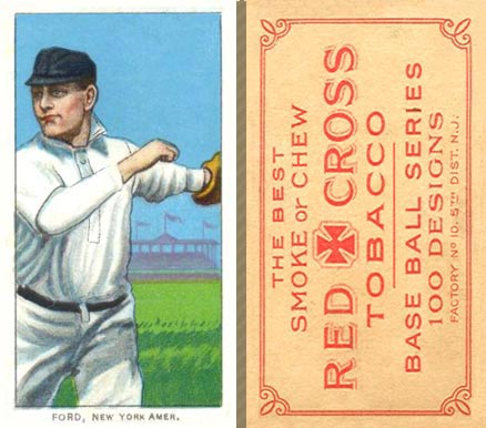 1910 Red Cross Tobacco Type 1 Russ Ford # Baseball Card