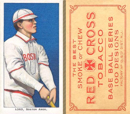 1910 Red Cross Tobacco Type 1 Harry Lord # Baseball Card