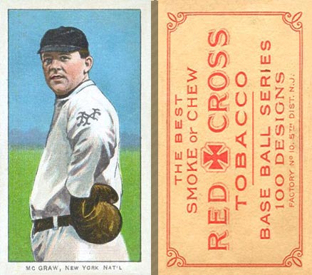 1910 Red Cross Tobacco Type 1 John McGraw # Baseball Card