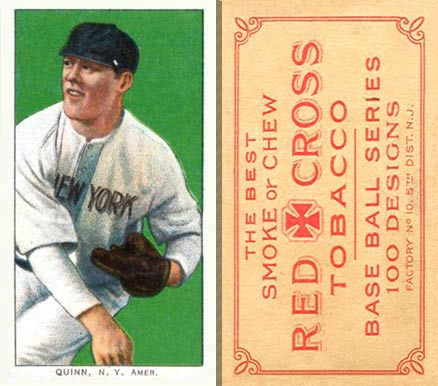 1910 Red Cross Tobacco Type 1 Jack Quinn #64 Baseball Card