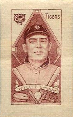 1910 White Silks Ed Willett # Baseball Card