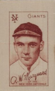 1910 White Silks Rube Marquard #47 Baseball Card