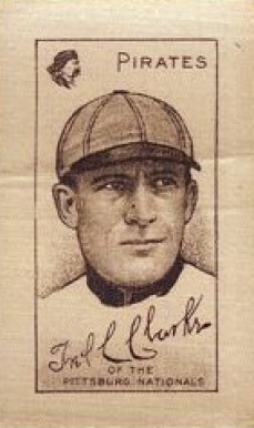 1910 White Silks Fred Clarke # Baseball Card