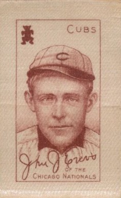 1910 White Silks John Evers # Baseball Card