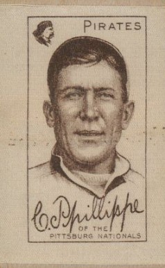 1910 White Silks Chas. Phillippe # Baseball Card