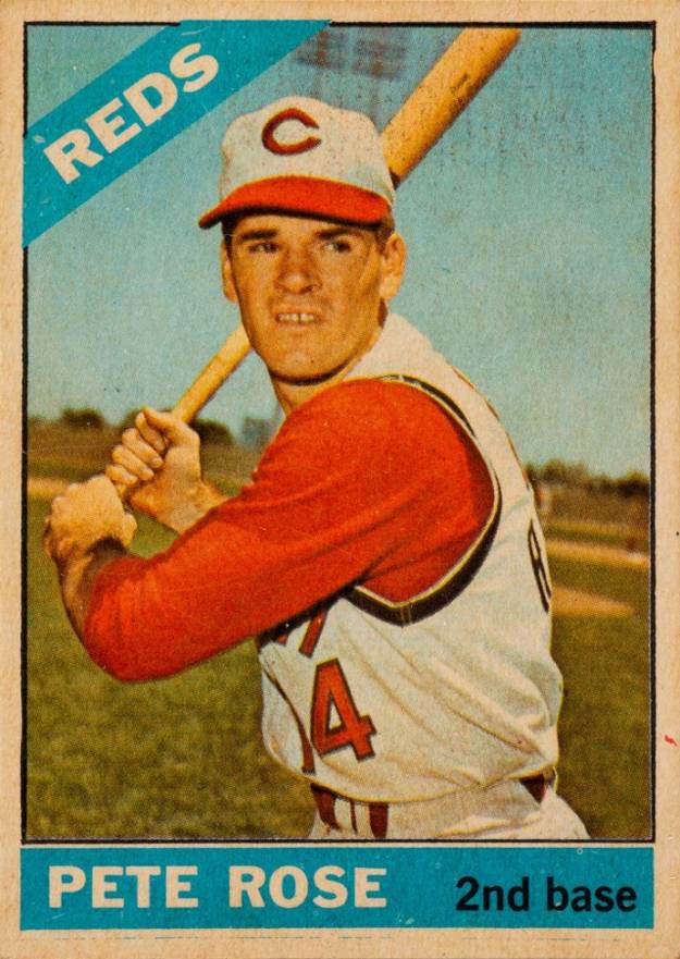 1966 Venezuela Topps Pete Rose #30 Baseball Card