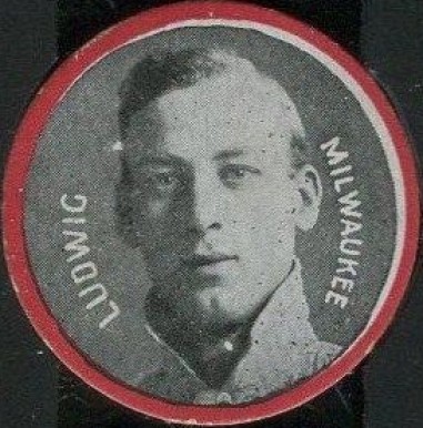 1912 Colgan's Chips Red Border Ludwig, Milwaukee # Baseball Card